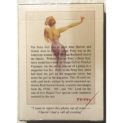 The Petty Girl Premium Trading Card Set – Fabrikversiegelte Box aus den 1990er Jahren von 21st Century Archives
