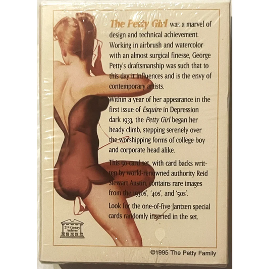 Juego de Tarjetas Coleccionables Selladas Vintage 1995 George Petty Girl II — 21st Century Archives