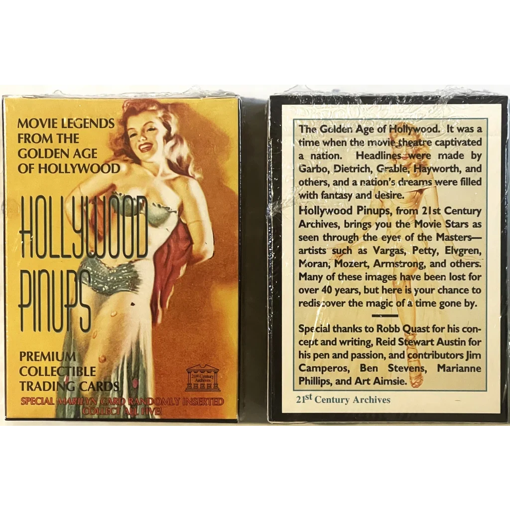 1995 Hollywood Pinups Trading Card Set – Versiegeltes Box-Set von 21st Century Archives
