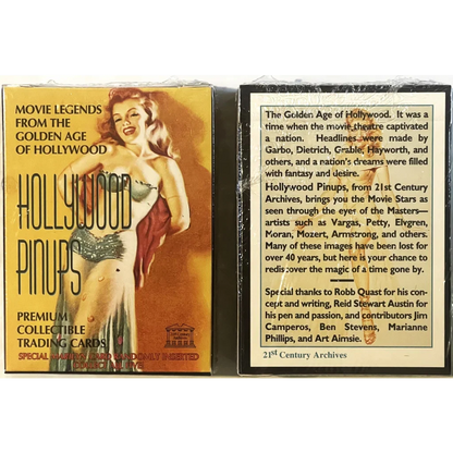 1995 Hollywood Pinups Trading Card Set – Versiegeltes Box-Set von 21st Century Archives