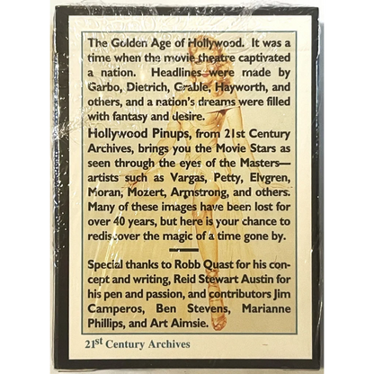 1995 Hollywood Pinups Trading Card Set – Versiegeltes Box-Set von 21st Century Archives