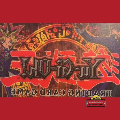 Vintage Yu‑Gi‑Oh “Trading Card Game Sold Here” Window Cling 🃏🪟 GameStop Hobby Store Display