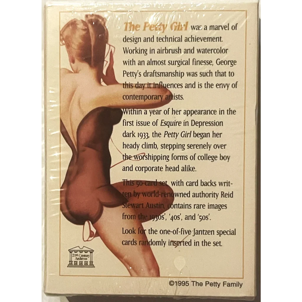 Combo Vintage 1994–1995 The George Petty Girl I y II Set Completo de Tarjetas — Sellado, Nuevo y Sin Uso