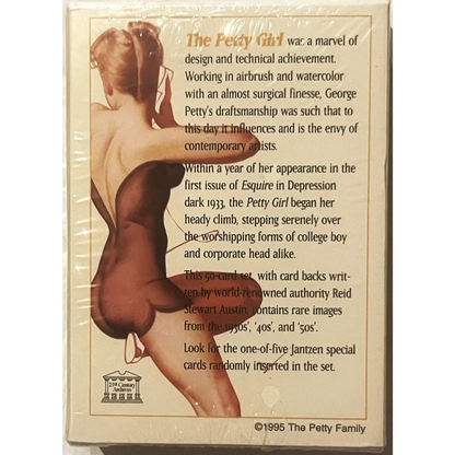 Combo Vintage 1994–1995 The George Petty Girl I y II Set Completo de Tarjetas — Sellado, Nuevo y Sin Uso