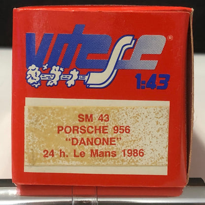 Porsche 956 Le Mans 1986 Danone N 33 by Vitesse 1:43 (SM43)