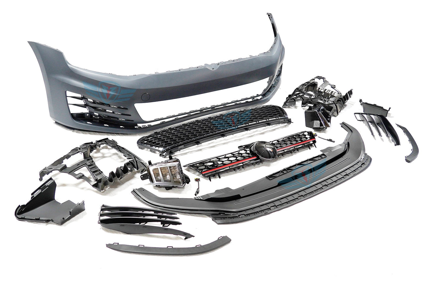 2015-2017 Volkswagen Golf (MK7) GTI Style Polypropylene Front Bumper Conversion Kit | E3Tuning — photo 1 of 8