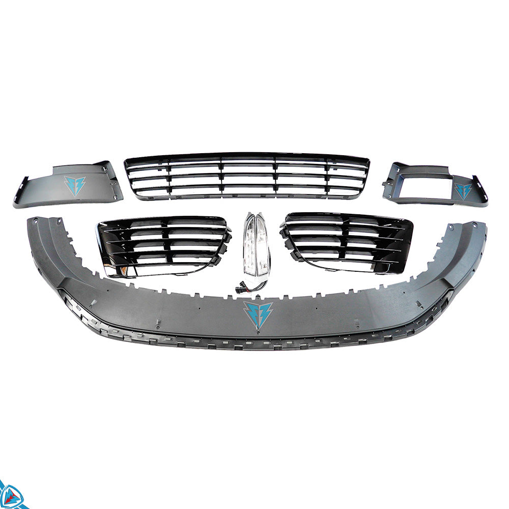 2010-2014 Volkswagen Golf (MK6) R Style Polypropylene Front Bumper Conversion Kit | E3Tuning — photo 4 of 10