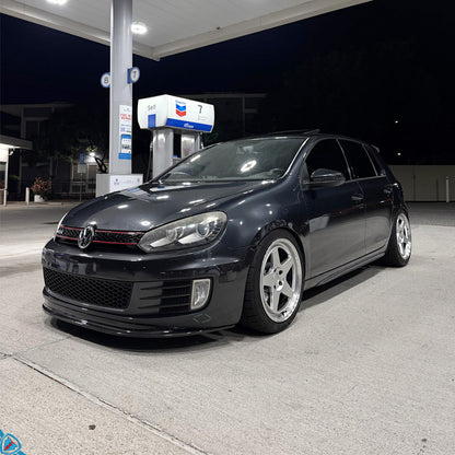 2010-2013 Volkswagen GTI (MK6) Euro Style Carbon Fiber Front Lip | FYBR Aerodynamics — photo 2 of 10