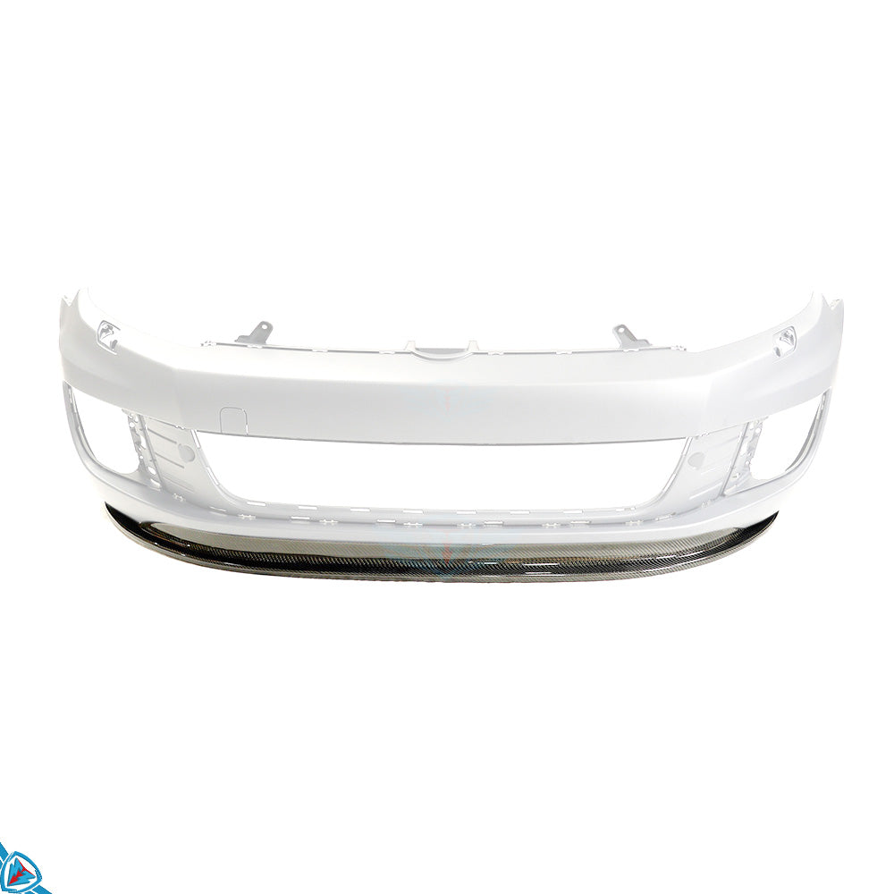 2010-2013 Volkswagen GTI (MK6) Euro Style Carbon Fiber Front Lip | FYBR Aerodynamics — photo 1 of 10