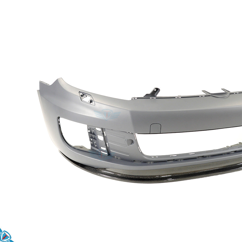 2010-2013 Volkswagen GTI (MK6) Euro Style Carbon Fiber Front Lip | FYBR Aerodynamics — photo 7 of 10