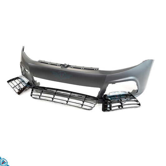 2010-2014 Volkswagen Jetta (MK6) R Style Polypropylene Front Bumper Conversion Kit | E3Tuning — photo 1 of 9