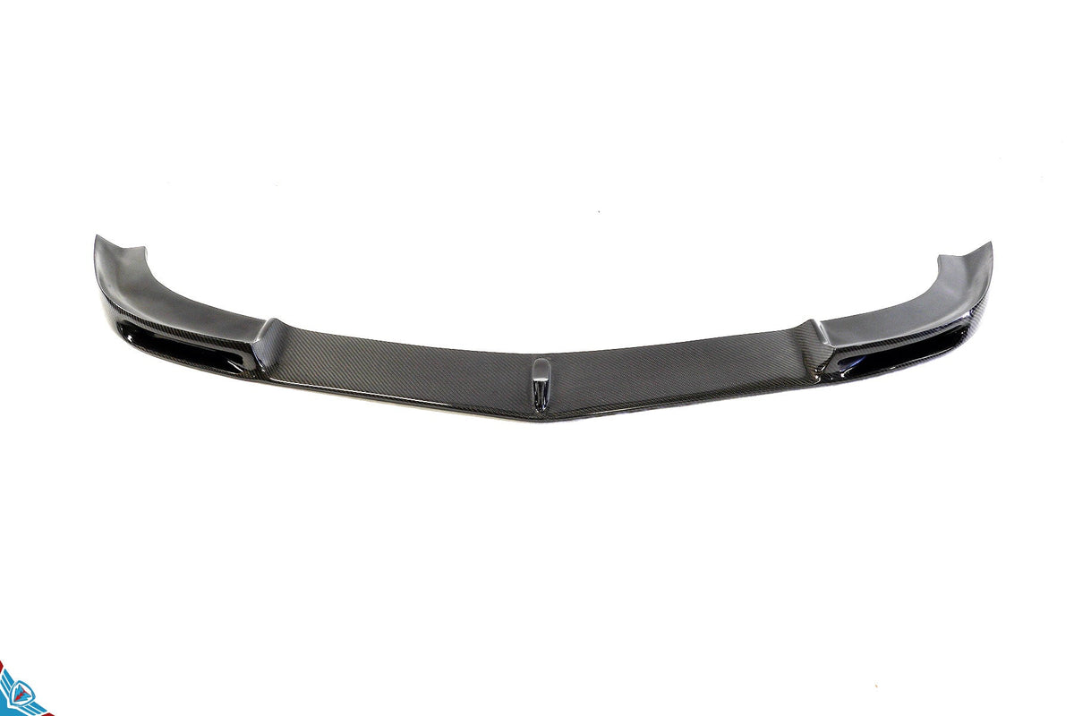 2012-2014 Mercedes-Benz C-Class (W204) VRX Style Carbon Fiber Front Lip | FYBR Aerodynamics — photo 2 of 5