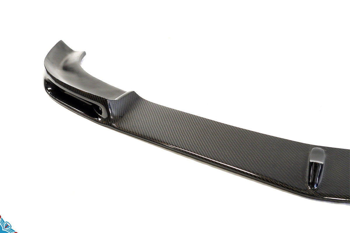 2012-2014 Mercedes-Benz C-Class (W204) VRX Style Carbon Fiber Front Lip | FYBR Aerodynamics — photo 3 of 5
