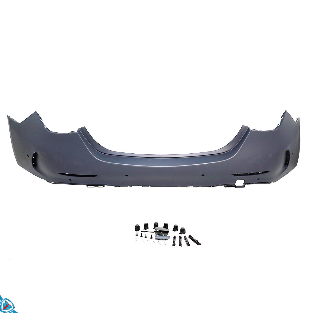 2022-2025 Mercedes-Benz C-Class Pre-Facelift (W206) C63 AMG Style Polypropylene Rear Bumper Conversion Kit | E3Tuning — photo 4 of 10