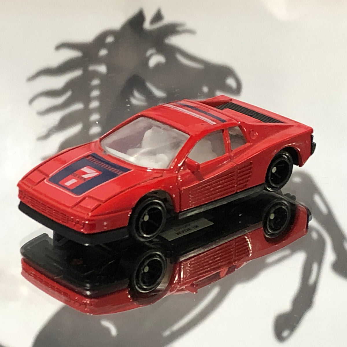 Ferrari Testarossa Red N 7 by Welly 1:67 (8384)(No box)