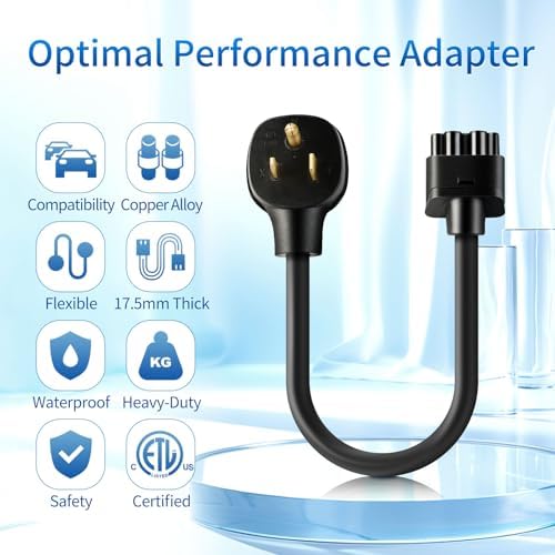 WenStorm NEMA 6-50P Adapter for Tesla Gen 2 Mobile Connector