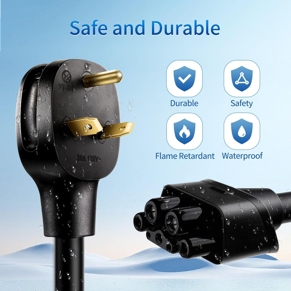WenStorm NEMA TT-30P Adapter for Tesla Gen 2 Mobile Connector