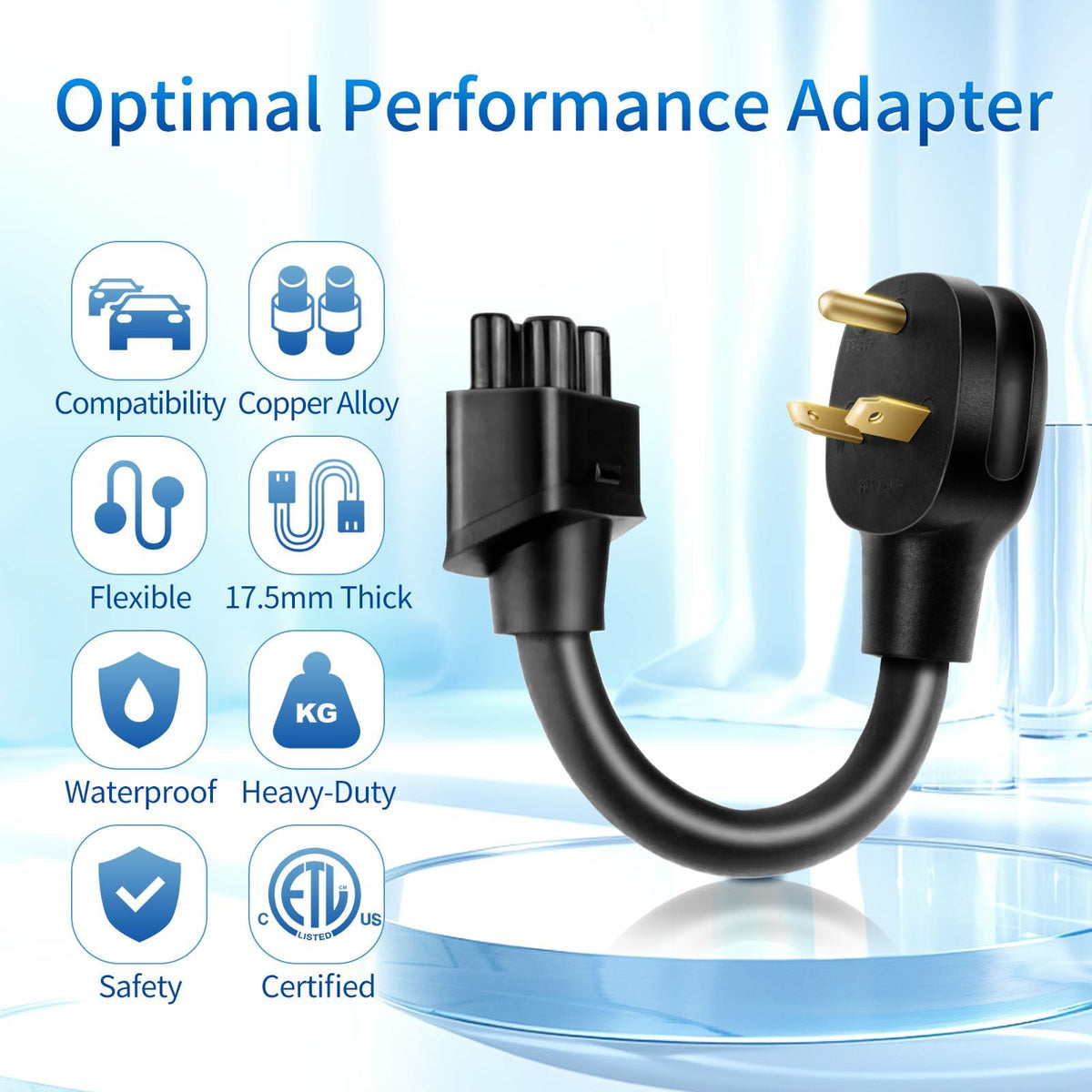 WenStorm NEMA TT-30P Adapter for Tesla Gen 2 Mobile Connector