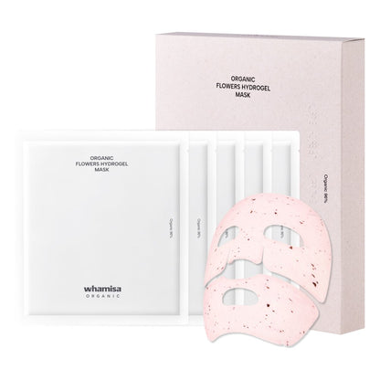 whamisa Organic Flowers Hydrogel Mask 5ea