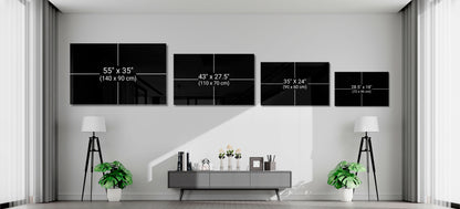 Brown Circle And Teal Capsule Forms Glass Wall Art