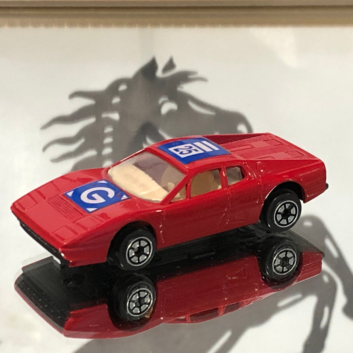 Ferrari 512 BB N 25 Red by Yatming 1:64 (1025)(No box)