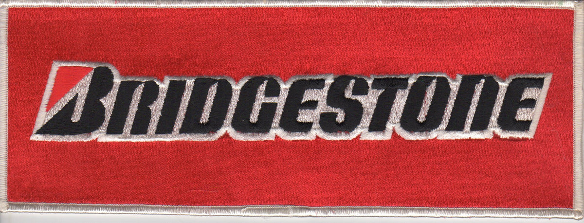 Bridgestone Sew-on Patch (Red-Large)