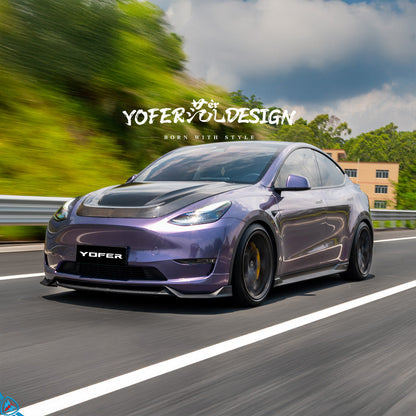 2020-2024 Tesla Model Y (1st Gen) Dragon Essence Aero PRO Polypropylene (PP) Aero Body Kit | Yofer — photo 1 of 10