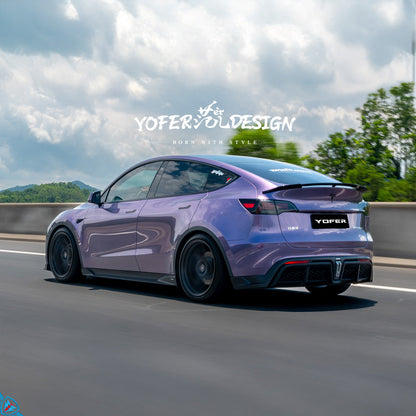 2020-2024 Tesla Model Y (1st Gen) Dragon Essence Aero PRO Polypropylene (PP) Aero Body Kit | Yofer — photo 5 of 10