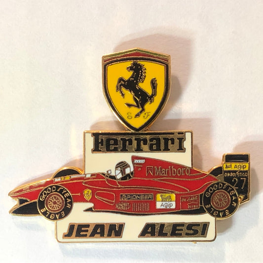 Ferrari 412 T 1/T2 F1 Jean Alesi N 27 Vintage Lapel Pin