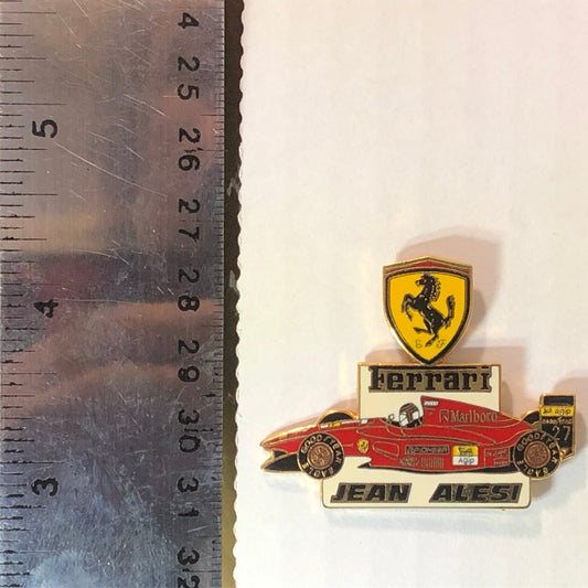 Ferrari 412 T 1/T2 F1 Jean Alesi N 27 Vintage Lapel Pin