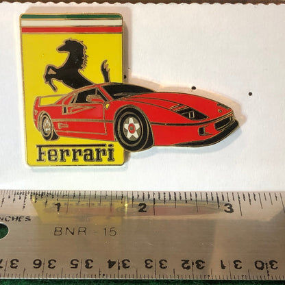 Ferrari F40 Oversize Vintage Lapel Pin