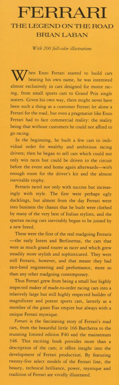 Ferrari - The Legend on the Road (B Laban)