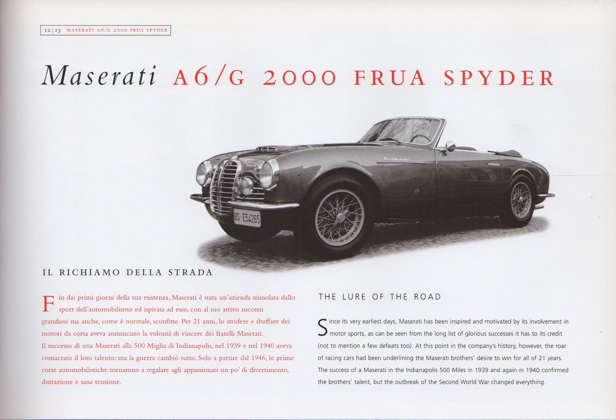 Maserati Spyder. La storia - The history (J Lewandowski)