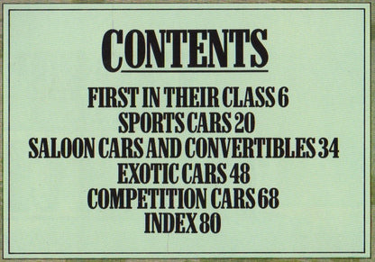 Cars The New Classics (C Harvey)