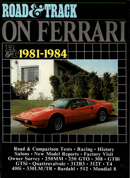 Road & Track on Ferrari 1981-1984
