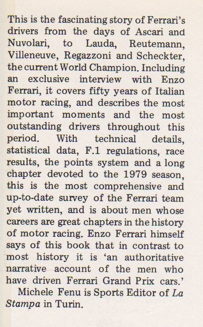 Ferrari's Drivers (M Fenu)