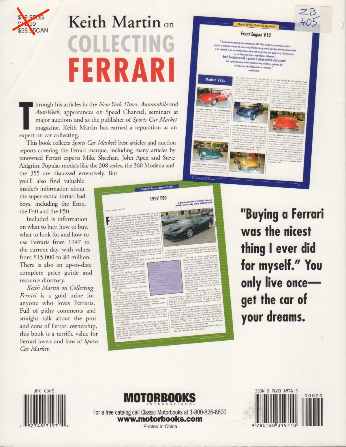 Collecting Ferrari (K Martin)