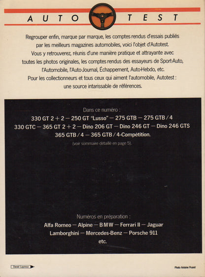Ferrari I-1962-1971 Auto Test