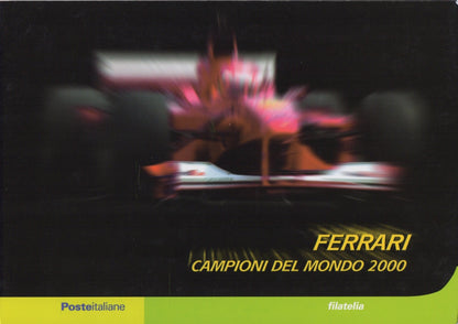 Stamp Deluxe Bolaffi Set Ferrari 2000 World Champion