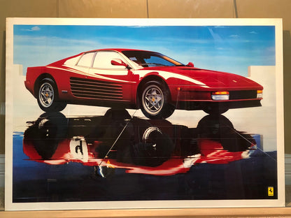 Ferrari Testarossa "Reflection" Poster