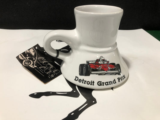 F1 1982 Detroit GP Souvenir Mug D Pironi On Ferrari 126 CK