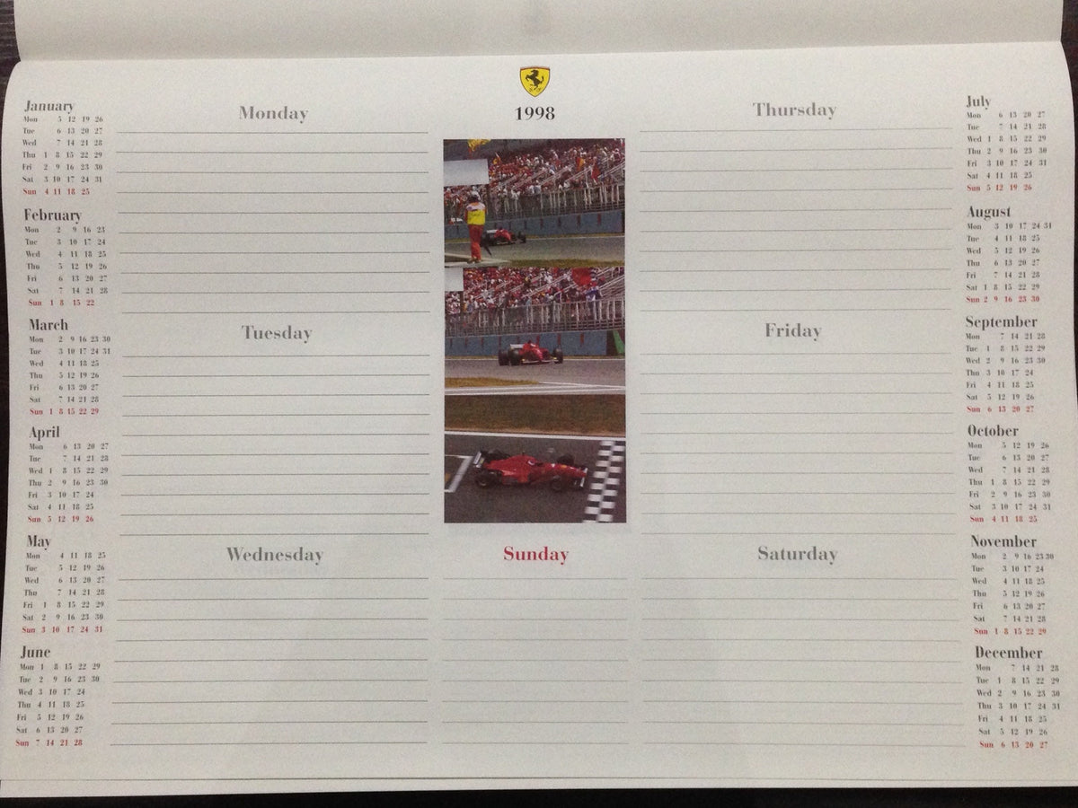 Ferrari Desk Planner 1998