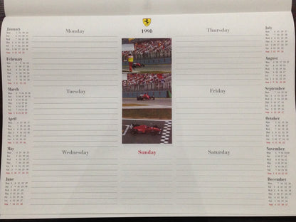 Ferrari Desk Planner 1998