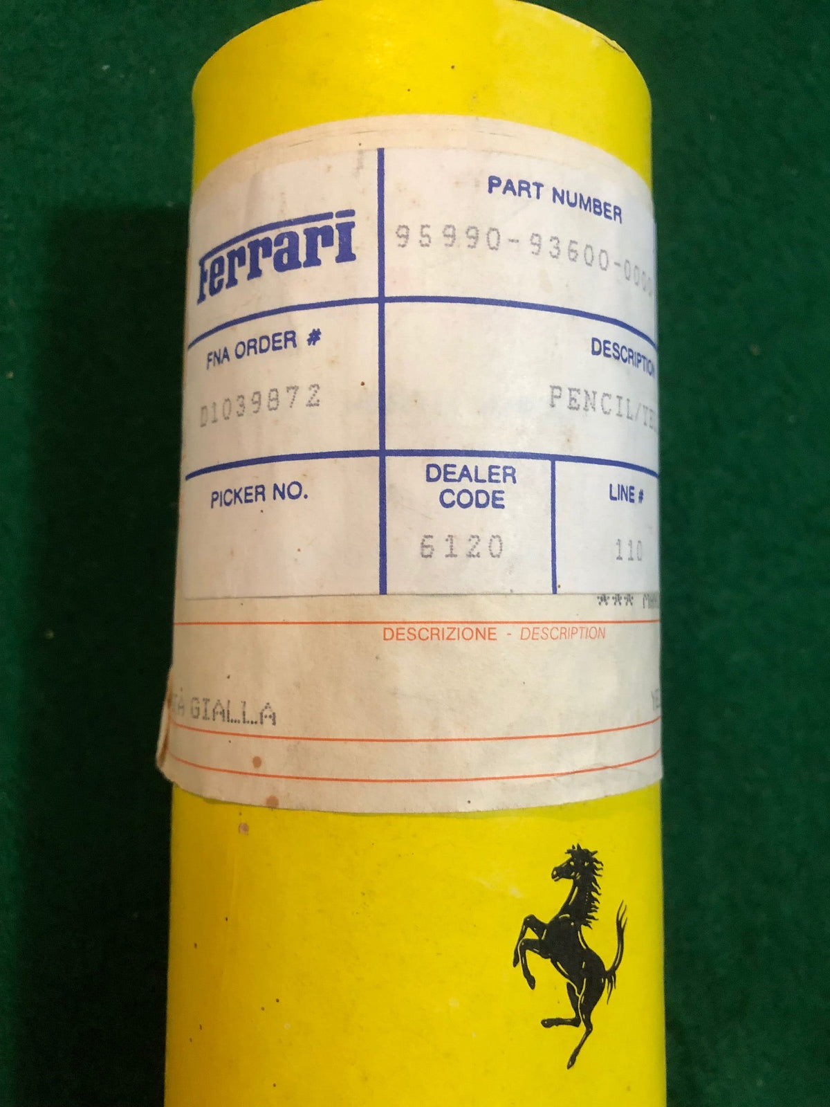 Ferrari Pencil Red