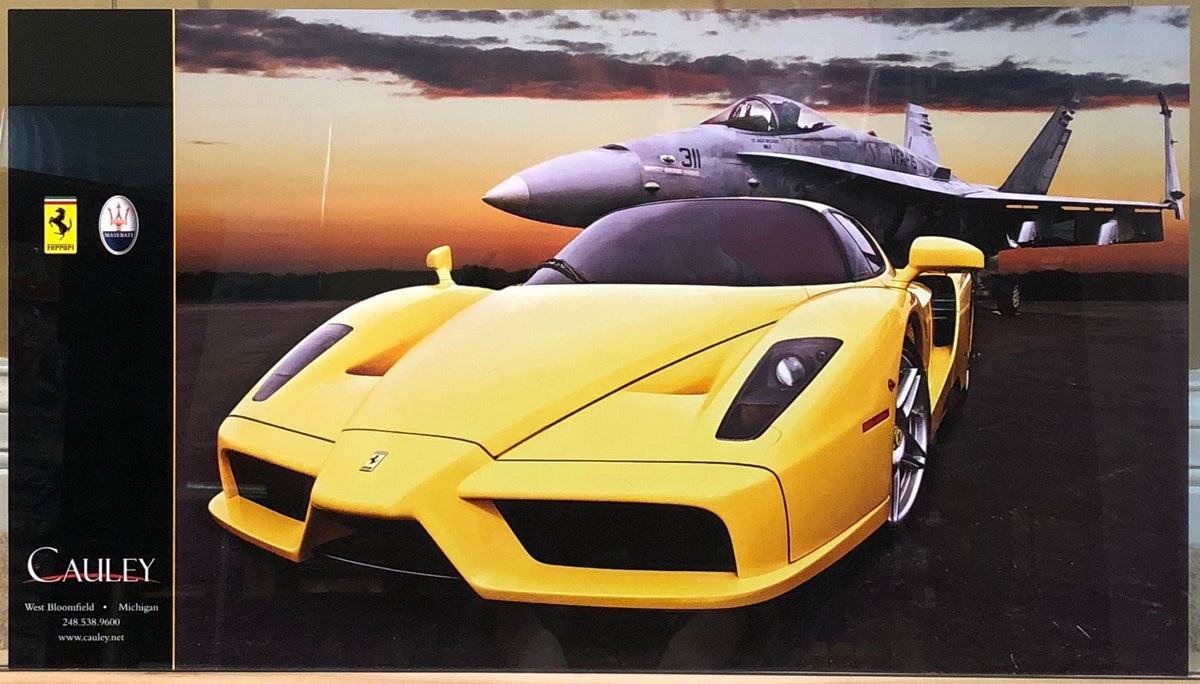 Ferrari Enzo & F-15 Jet Fighter by Cauley Ferrari of Detroit