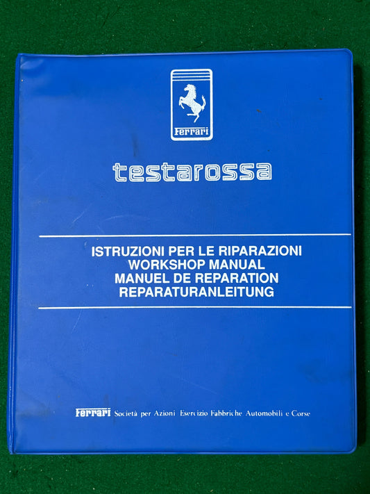 Ferrari Testarossa Workshop Manual (330/84) (MP)