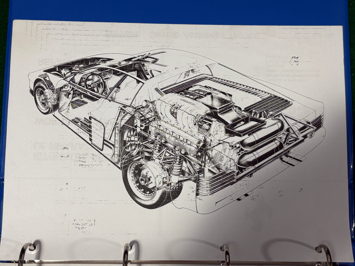 Ferrari Testarossa Workshop Manual (330/84) (MP)