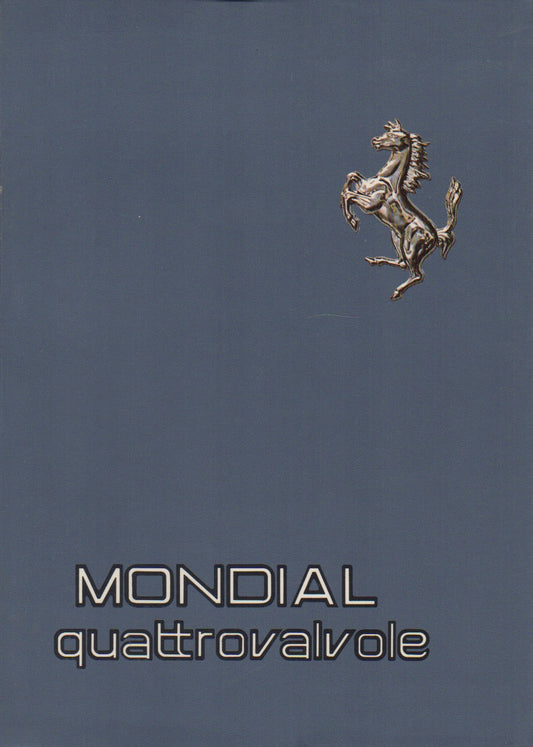 Ferrari Mondial Quattrovalvole Owner's Manual (241/82)