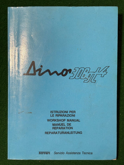 Ferrari Dino 308 GT4 Workshop Manual (110/75)(MP)(SC)