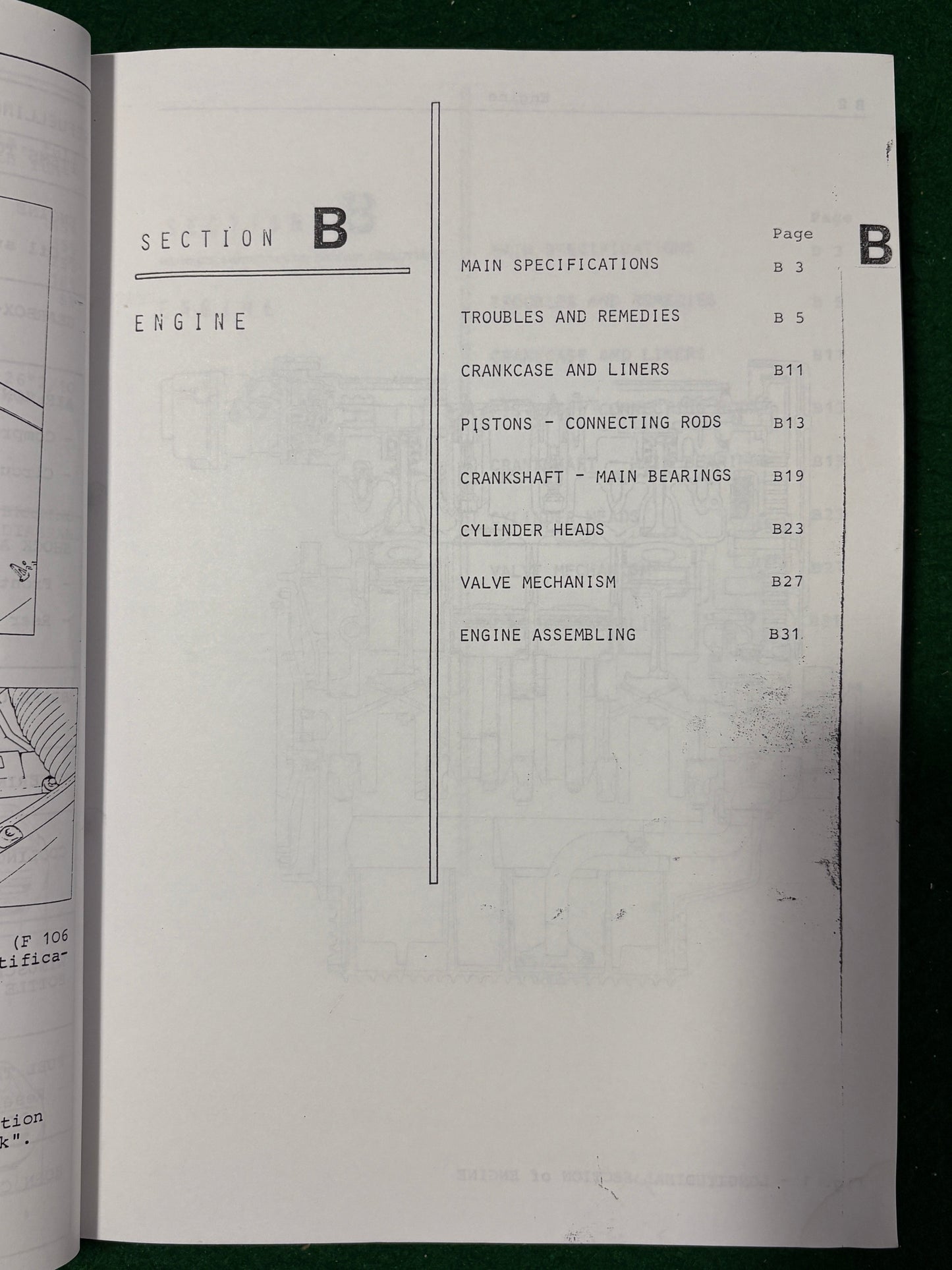 Ferrari Dino 308 GT4 Workshop Manual (110/75)(MP)(SC)